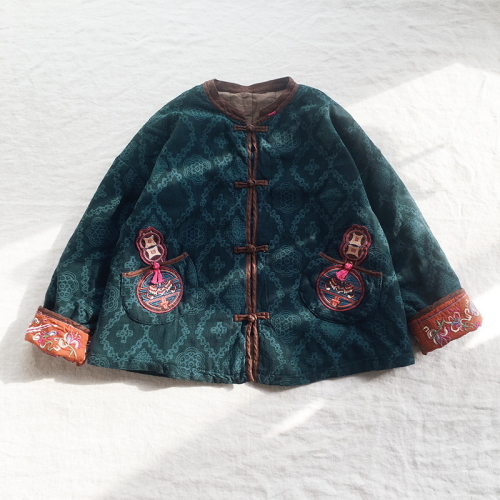 古布リメイク　チャイナジャケット　バッグ USレザージャケットリメイクバッグ2サイズセット – T.K GARMENT SUPPLY