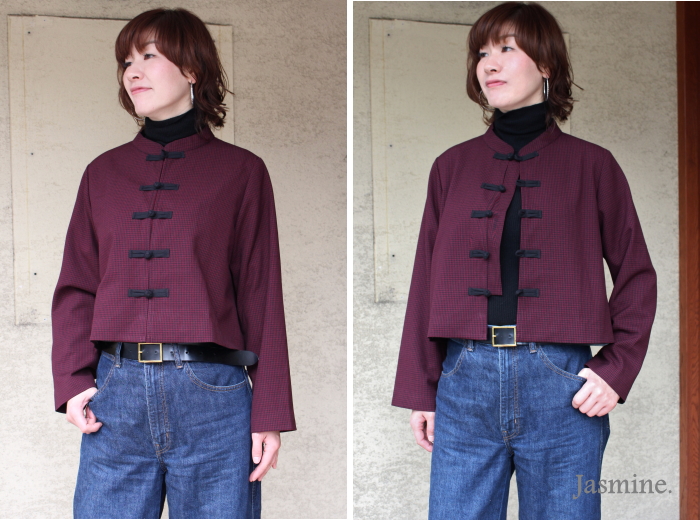 thus- SAZANAMI チャイナジャケット thus- SAZANAMI チャイナジャケット